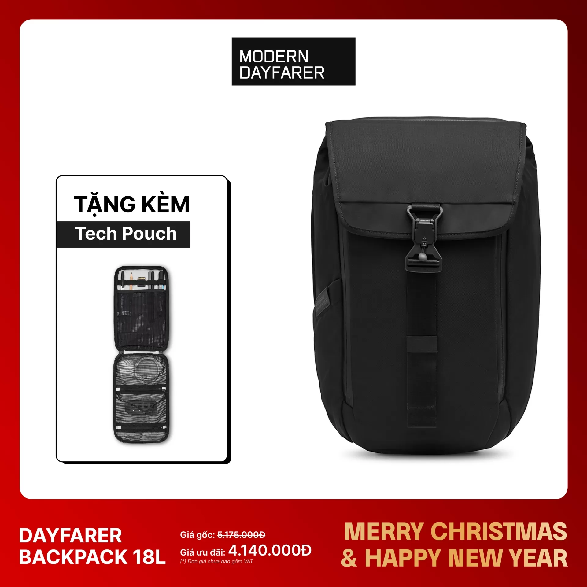 DAYFARER Backpack 18L Black