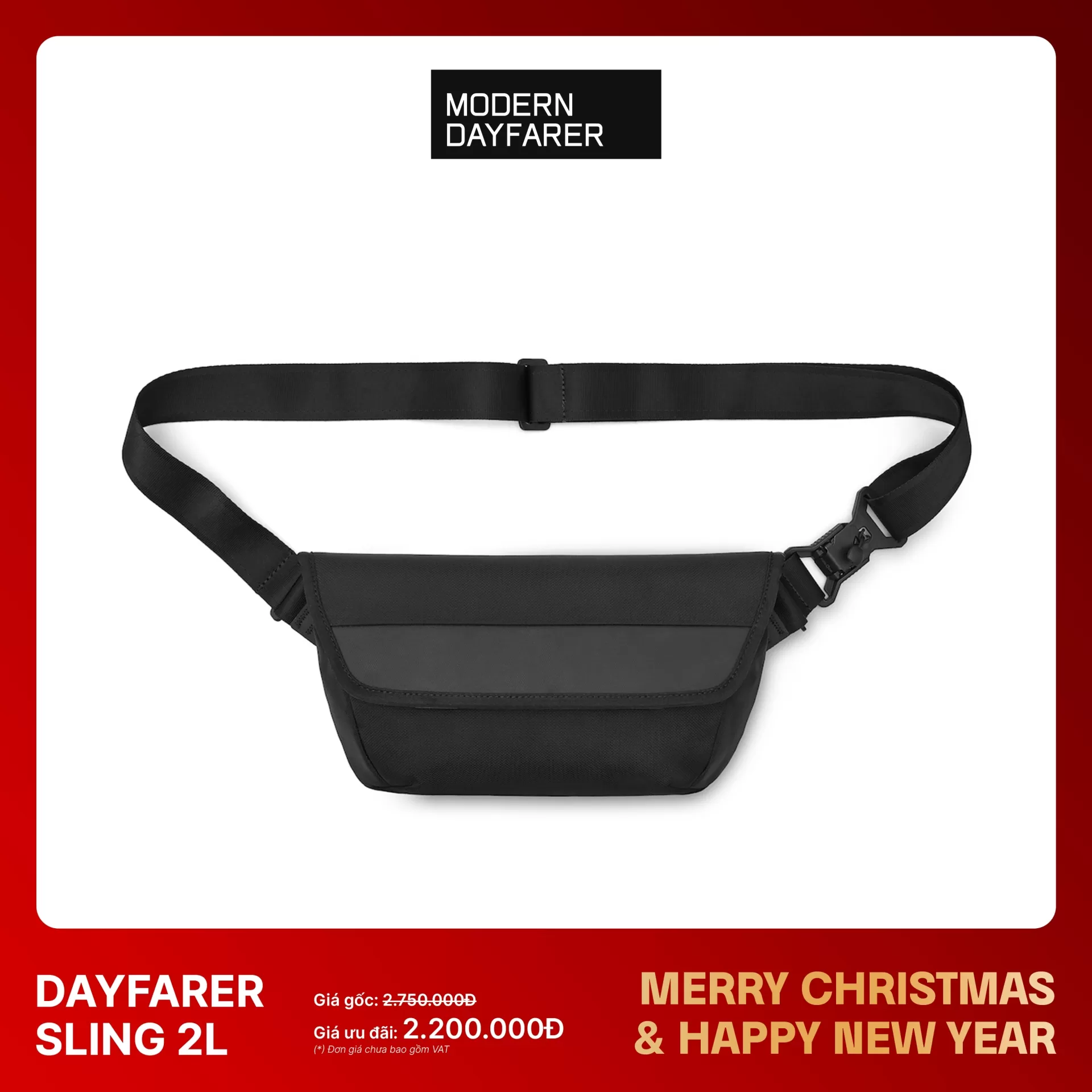 DAYFARER Sling 2L Black